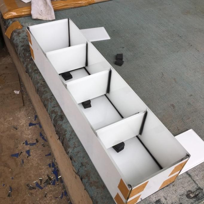 TOP FILTER 60cm kaca putih bukan stiker murah