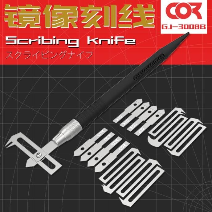

Promo Chisel Carved Cutter Set Scribing Scriber Gundam Panel Line Knife COR COD