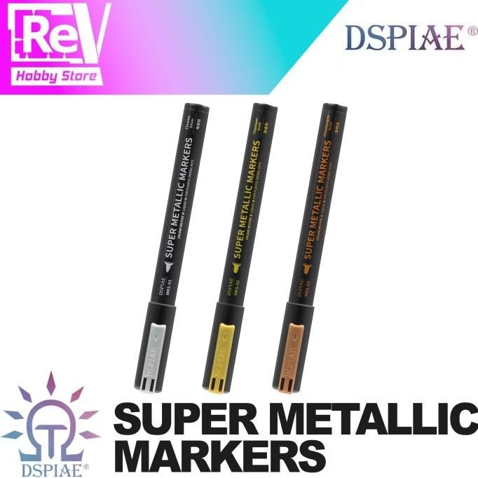 

Promo DSPIAE SUPER METALLIC MARKER CHROME SILVER TITANIUM GOLD CHAMPAGNE MKS COD