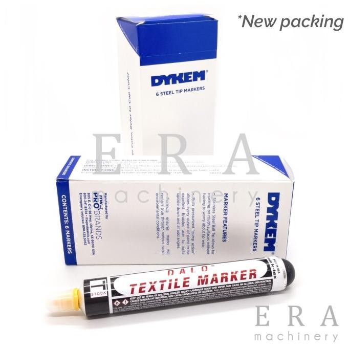 

DALO YELLOW TEXTILE MARKERS / KUNING, PERMANENT KAIN MARKER