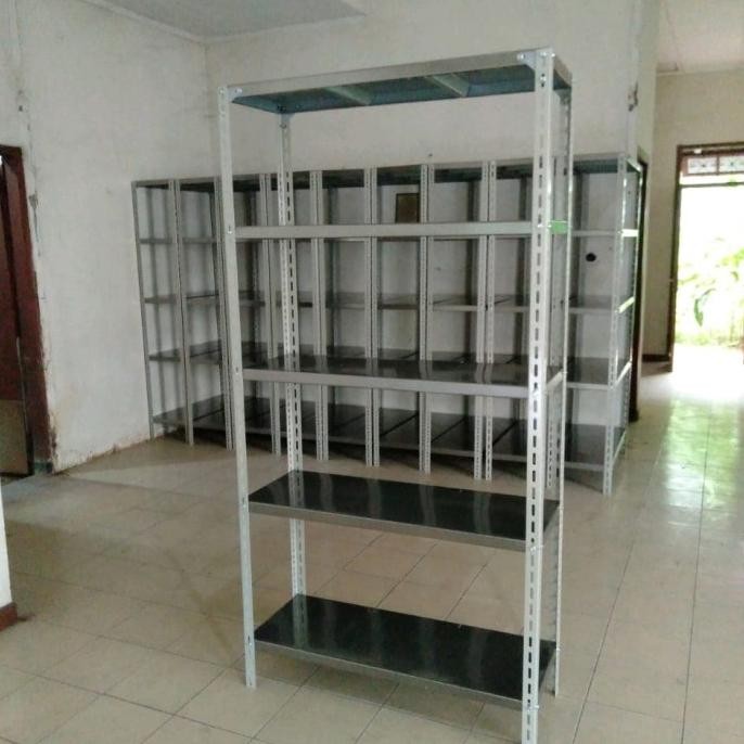 

rak besi file, gudang serbaguna uk 200x100x40 GLM