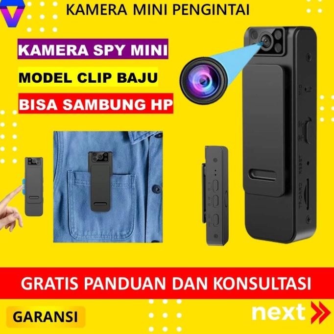 SPY Camera Mini Tersembunyi Kamera Pengintai Mini Wifi Jarak Jauh JS61 ENC
