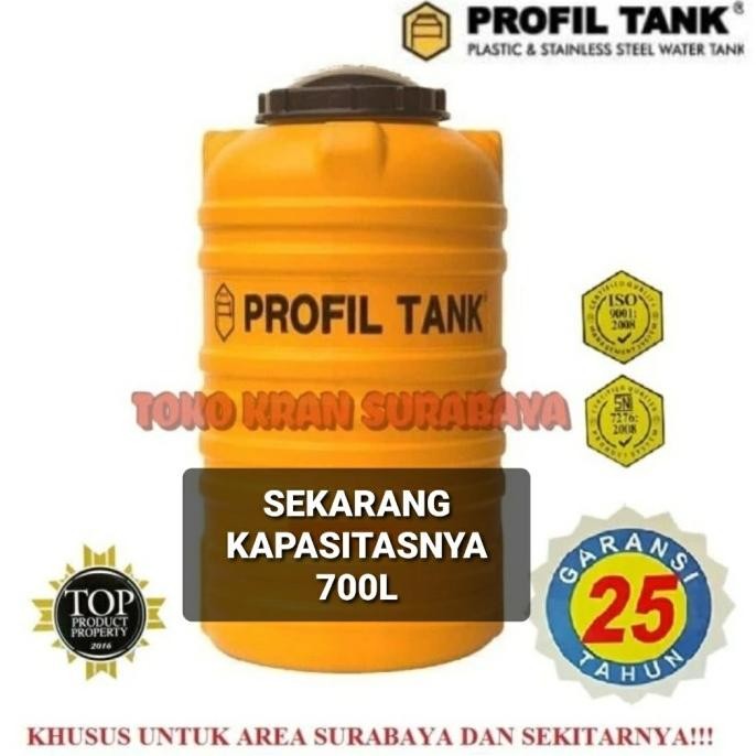 ,,,,,,,] Tangki Air / Tandon Toren BPE Profil Tank tipe BPE-700 (700 liter)