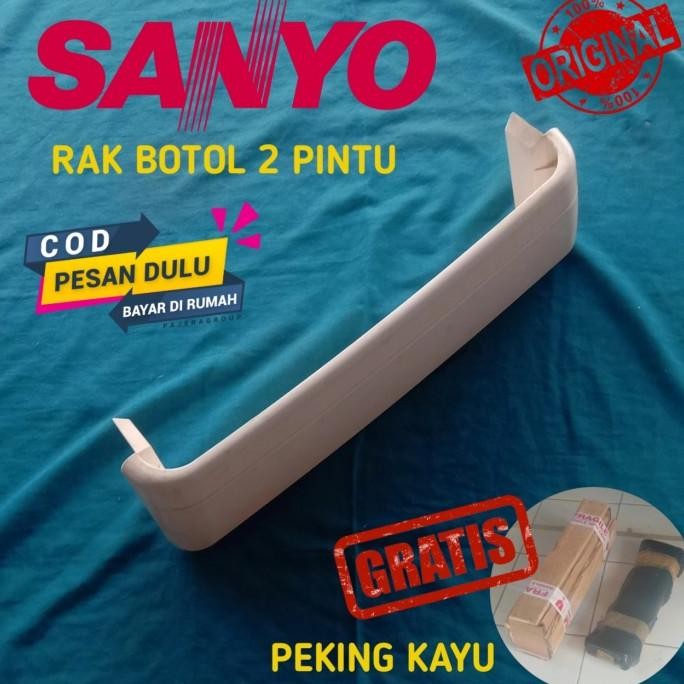 :<:<:<:<] RAK BOTOL KULKAS SANYO 2 PINTU TYPE LAMA ORIGINAL