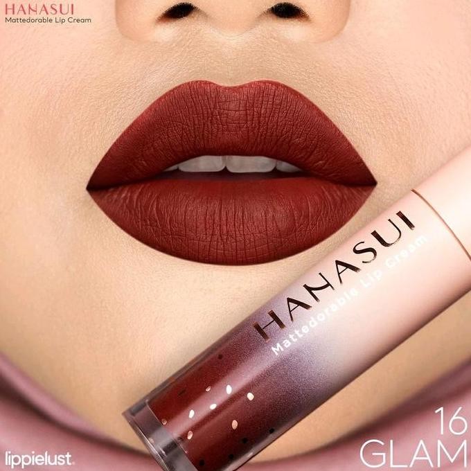 Sale Paket Ombre Hemat Hanasui Lipcream 16 & Boba 03 - Ombrelips Lipcream Lipstick Bibir Lipstik