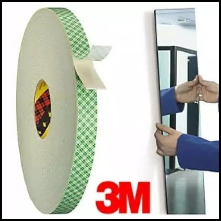 

Double Tape 3M Asli 4032 / Dobel Tip Hijau Batik 18Mm X 22M