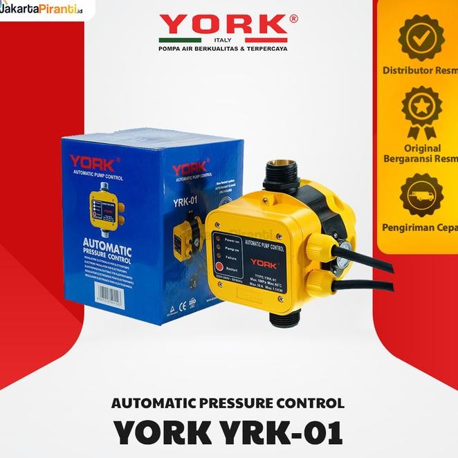 Automatic Press Control"York 0-1" Otomatis Pompa Semi Jet Pump Satelit