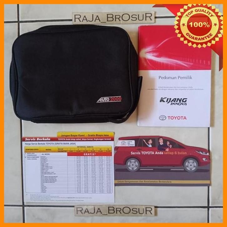 [RJB] BUKU PEDOMAN PEMILIK MANUAL BOOK TOYOTA KIJANG INNOVA REBORN 2015-2021