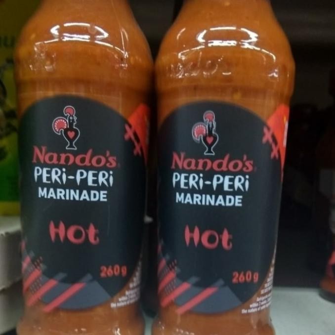 

Nandos peri peri hot marinade 260gr sauce murah