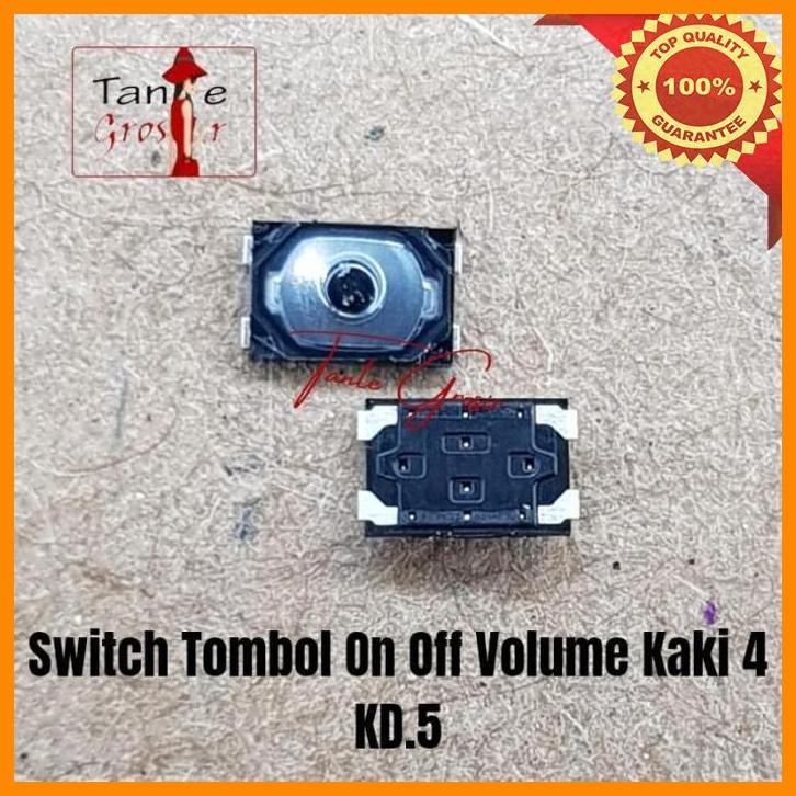 [tan] switch tombol on off volume kaki 4 universal
