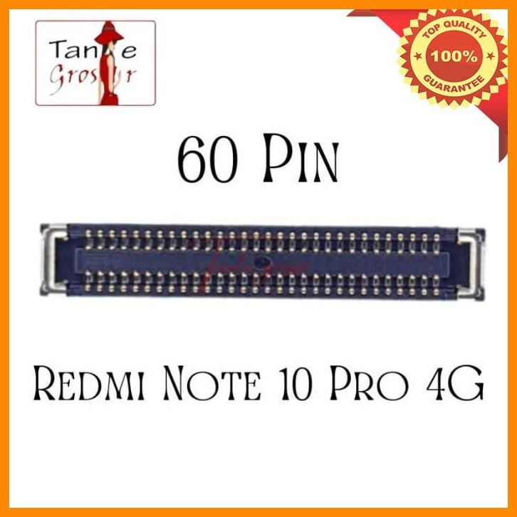 [tan] konektor lcd redmi note 10 pro 4g socket connector fpc display xiaomi