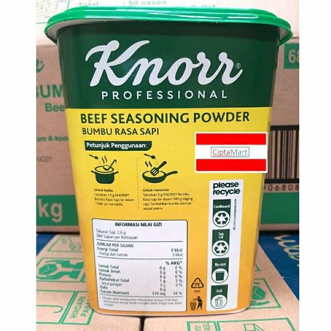 

Knorr Beef Seasoning Powder 1 Kg murah