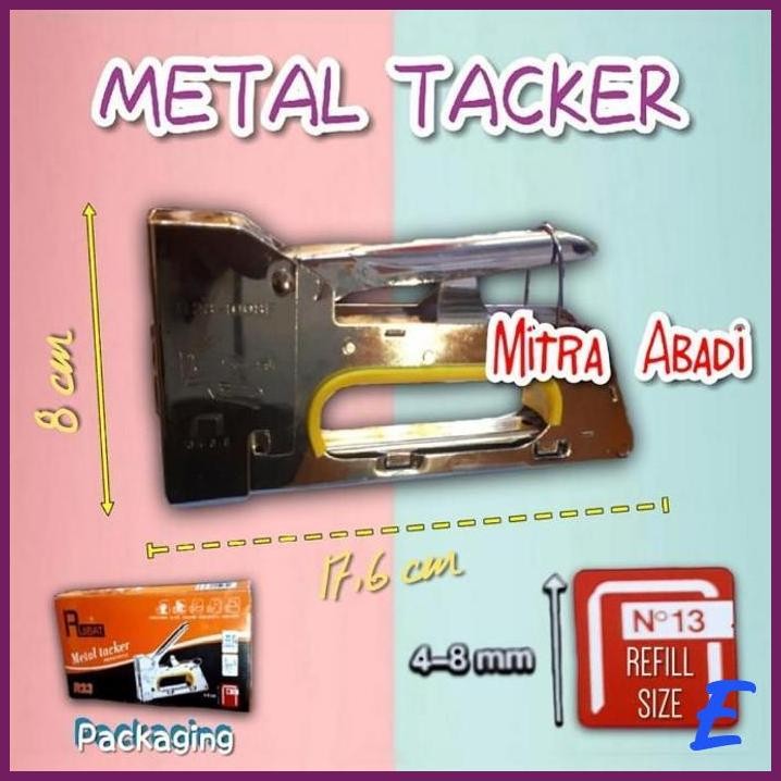 

| MTA | METAL TACKER PROFESSIONAL / STAPLER GUN / STAPLER TEMBAK BESI - METAL