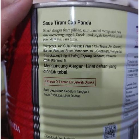 

Saus Tiram Cap Panda / Lee Kum Kee LKK Oyster Sauce Kaleng 2,2 Kg murah