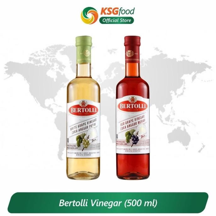 BERTOLLI WHITE/RED WINE VINEGAR 500ML murah