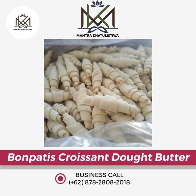 

Croissant Dough Full Butter Frozen 50 gr Premium Unbaked murah
