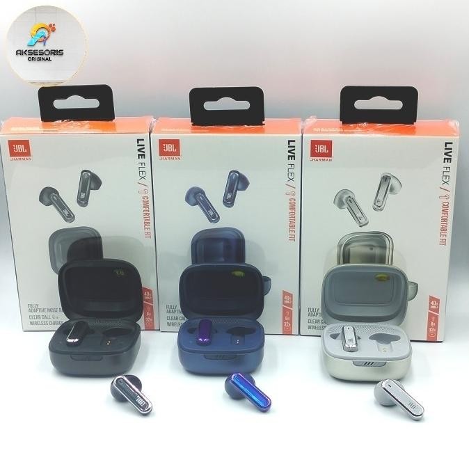 Grosir Jbl Live Flex Tws Earphone Headset Wireless Bluetooth 5.3 Sport Bass