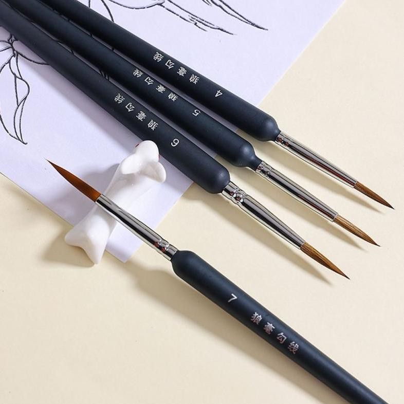 

Sale! 11pcs Paint Brush Set Kuas Lukis Liner Kuas Lukis Cat Air Set Tip Nylon Bulat Satuan Hemat
