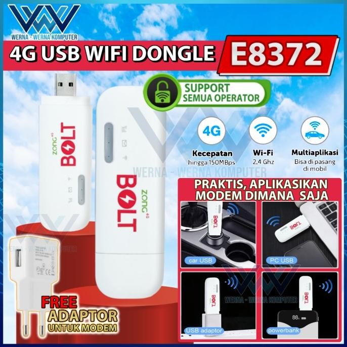 Modem Usb Wingle 4G Lte E8372 Support All Operator Co