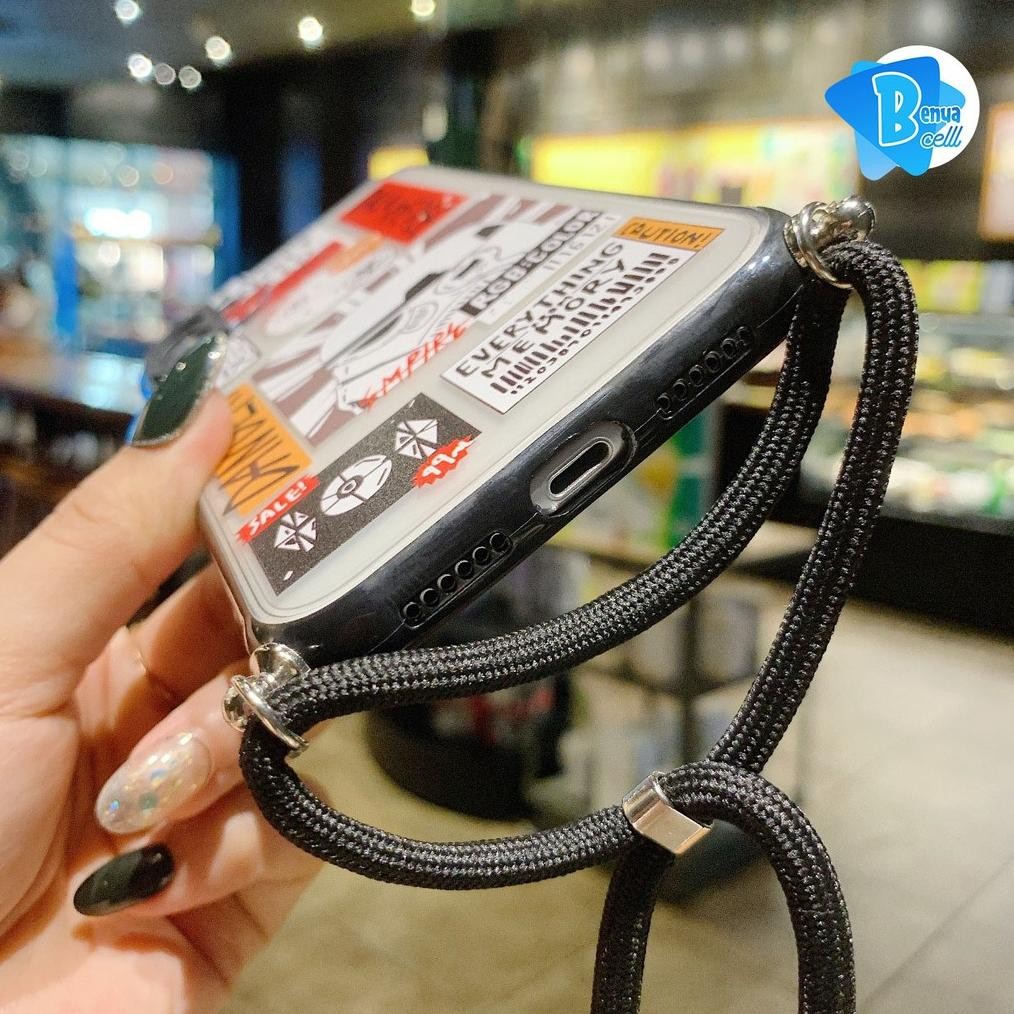 hj-45 SS183 CASE SLINGCASE TALI LANYARD VIVO Y71 Y71I Y81 Y81C Y83 V5 LITE V5S Y65 Y69 Y91C Y1S BC10