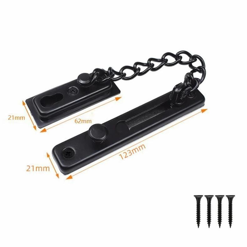 ede-78 Grendel Slot Pintu Rantai Stainless Steel Grendel Rantai Jendela Selot Pintu Rumah Rantai Doo