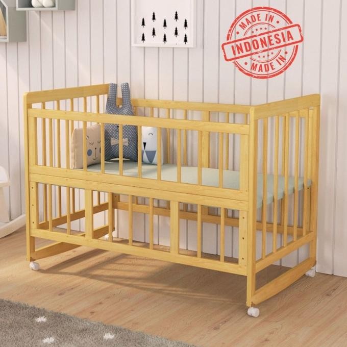 Sale Holly Baby Box Kayu Natural Minimalis Ayun