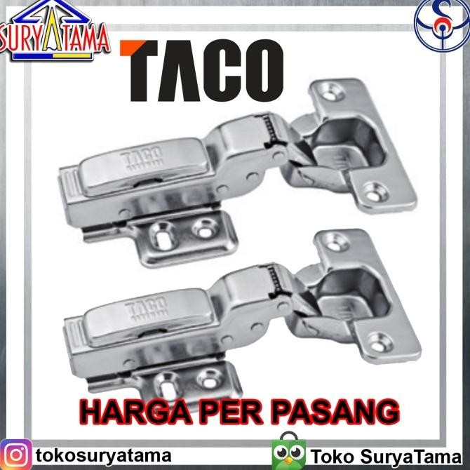 '+'+'+'+] Engsel Sendok Hidrolik Slow Motion TACO ET-01 / B SEMI BUNGKUK