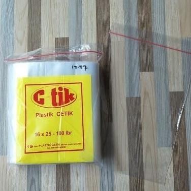 (Good) Plastik klip 16 x 25 tebal 04 / Klip Ctik 16 x 25 cm PER PACK