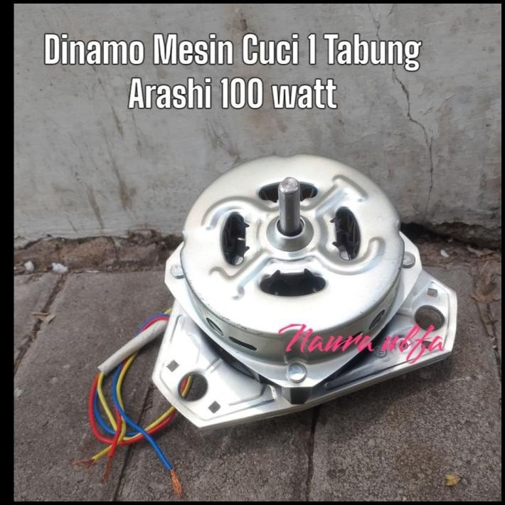 Dinamo Mesin Cuci  1 Tabung Arashi 100 Watt