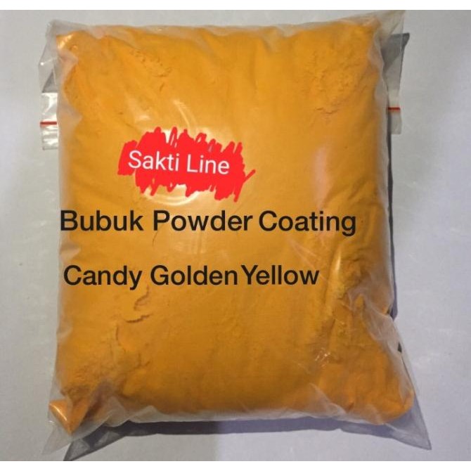 

BUBUK POWDER COATING CANDY GOLDEN YELLOW - 1 KG / 500 GRAM