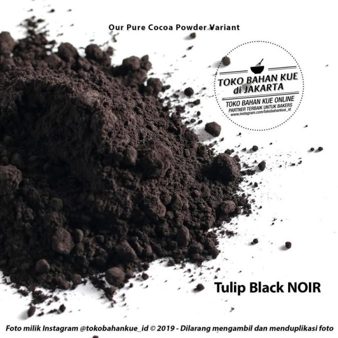 

COKLAT BUBUK TULIP NOIR HITAM PURE COCOA POWDER TULIP CHOCOLATIER 100G