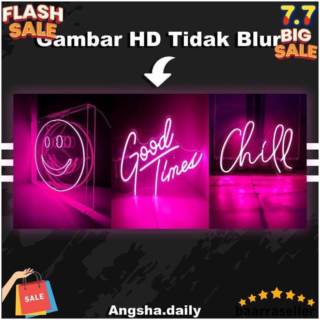 Poster Aesthetic Neon Blue Pink  Dekorasi Kamar Hiasan Dinding Ukuran A5 Termurah Banget