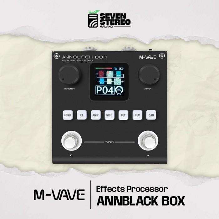 M-Vave Mvave M Vave Blackbox Amp Modeler Multi Effects Processor Rechargeable For Electric Guitar Ba