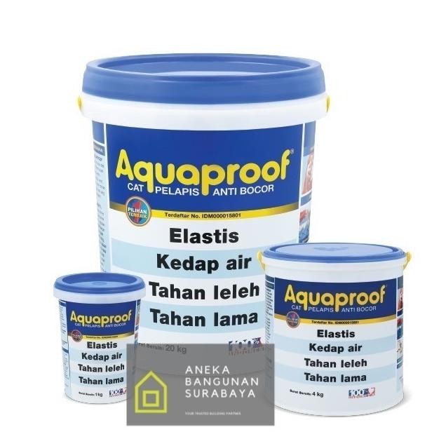 Aquaproof kemasan 1kg - Cat pelapis anti bocor waterproof tembok dinding atap Paint Basic DS10