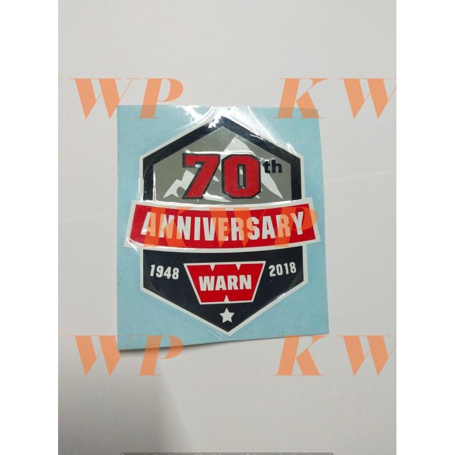 

Promo STIKER WARN 70TH ANNIVERSARY BAHAN TEBAL COD