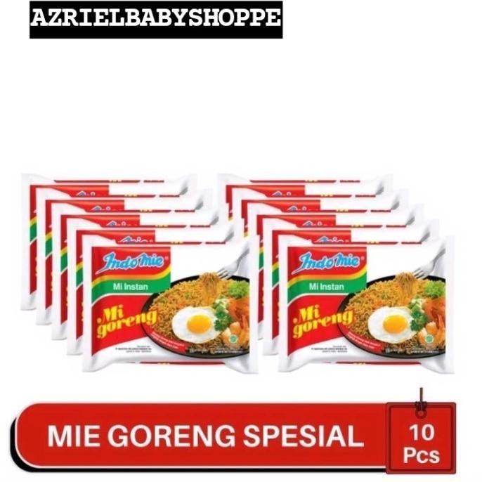 

(Good) INDOMIE GORENG PAKET 10 PCS MURAH FREE BUBLE WRAP +BOX KARDUS