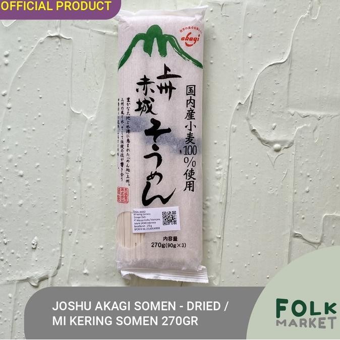 

(Good) JOSHU AKAGI Somen Dried Noodle 270gr - Mi / Mie Kering Somen Jepang