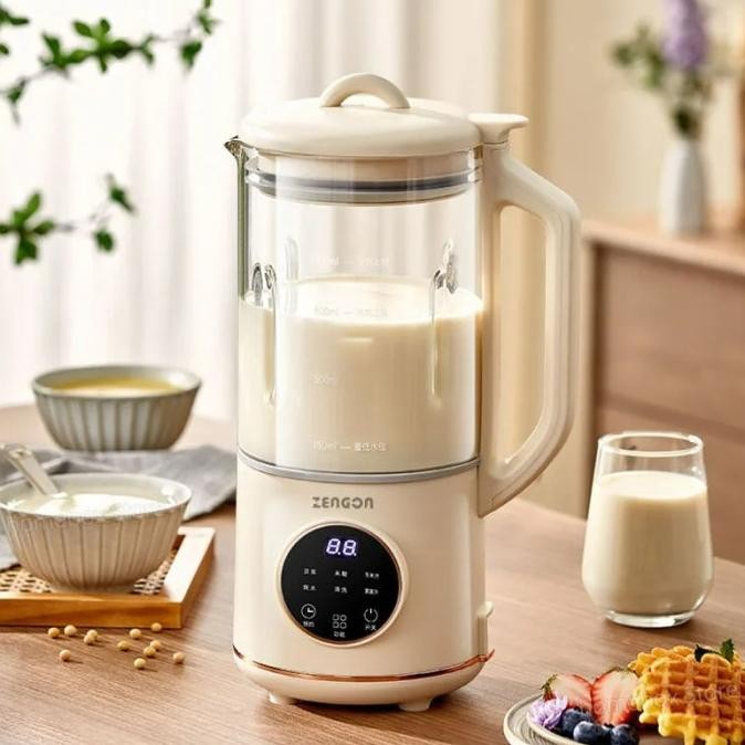 

6 in 1 Mesin Susu Kedelai Multifungsi Kaca Soy Milk Maker 800ML Mesin HM