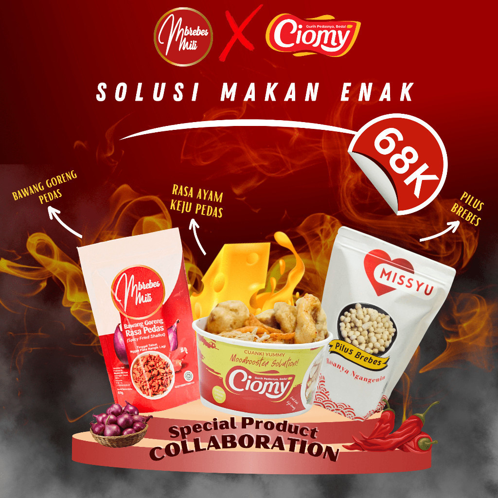 

Paket Hemat Ciomy X Mbrebes Mili Food