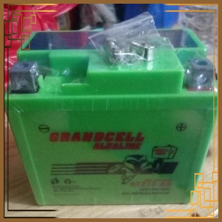 [HNM] AKI MOTOR ALKALINE ATZ7S-BS BIG AMPERE 12V7AH/10HR SATRIA FU VARIO 125