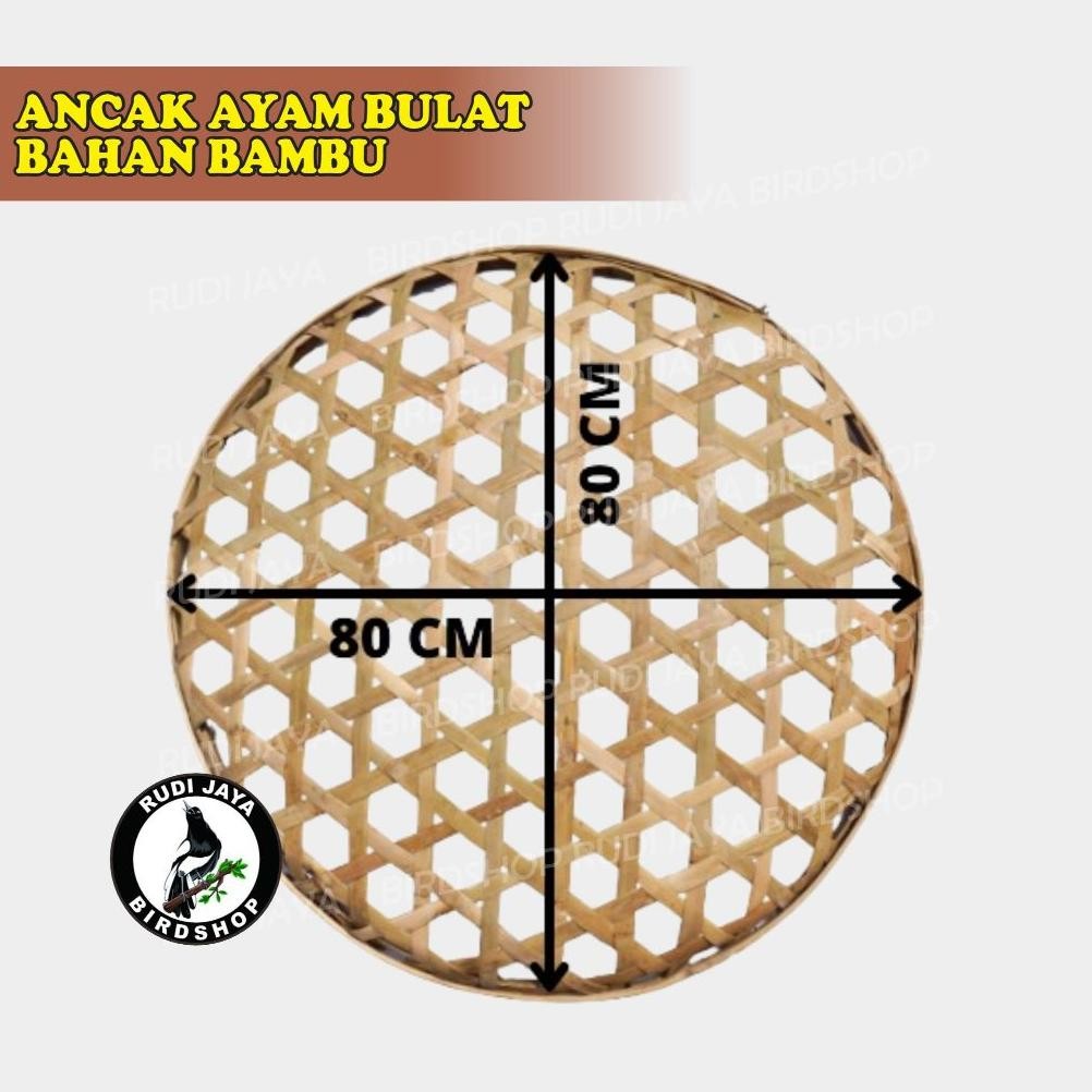 Promo Spesial Ancak Ayam Bambu Anyaman Alas Ayam Sakit Kaki Bubul Bubulen Mata Ikan Kandang Kurungan