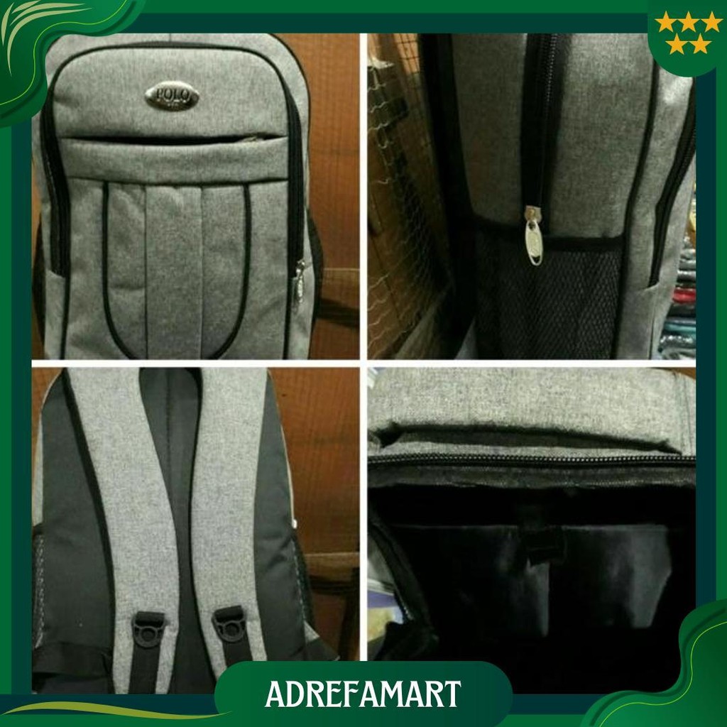 Backpack Polo Ransel Polo Murah Backpack Polo Besar Tas Sekolah Murah Tas Sekolah Produk Imitasi/Kw 