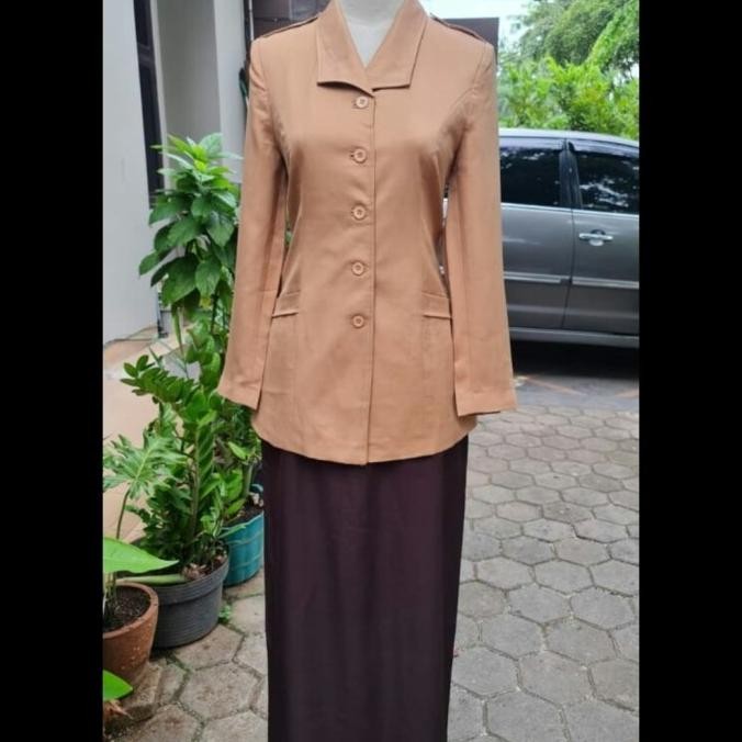 New Item, Seragam Dinas Guru Pramuka Wanita || Baju Dinas Pramuka Jumbo