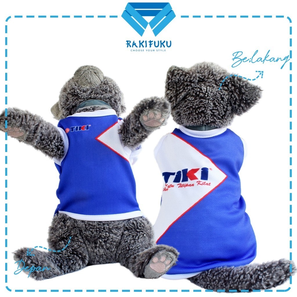 baju kucing anjing lucu ekspedisi tiki