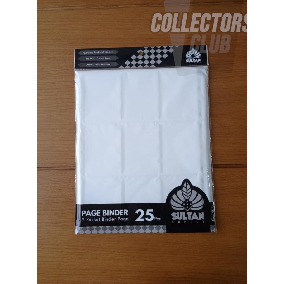 

HARGA DISC - Sultan 9 Pocket Clear Binder Page - 25pcs