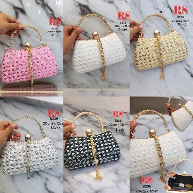 Grosir Tas Pesta Wanita Import Rs8236 Box ,Tas Murah ,Tas Kondangan