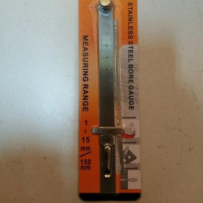 

Bisa Grab! Tapper Gauge + Mistar 15Cm 150Mm Penggaris Lancip Murah Model Sk700S