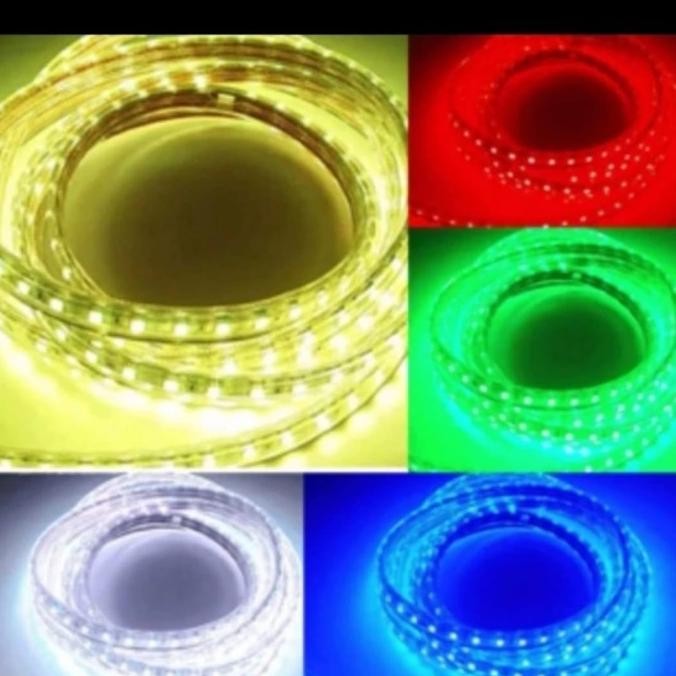 lampu selang bulat outdoor paket 10m 10 m led strip bulat pohon KAM