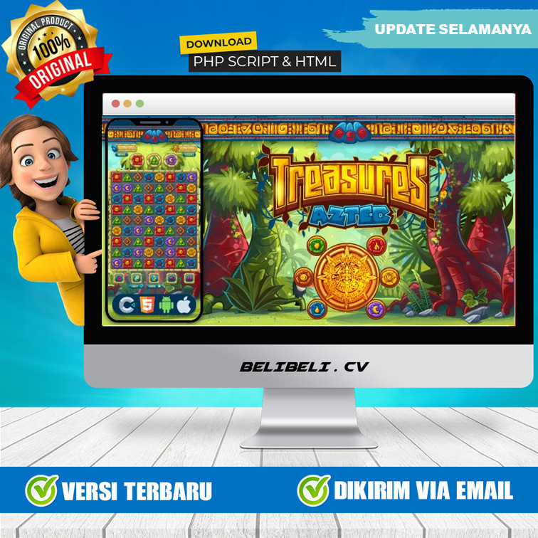 Source Code HTML 5 Game - Treasure Aztec - Html5 game Construct 3