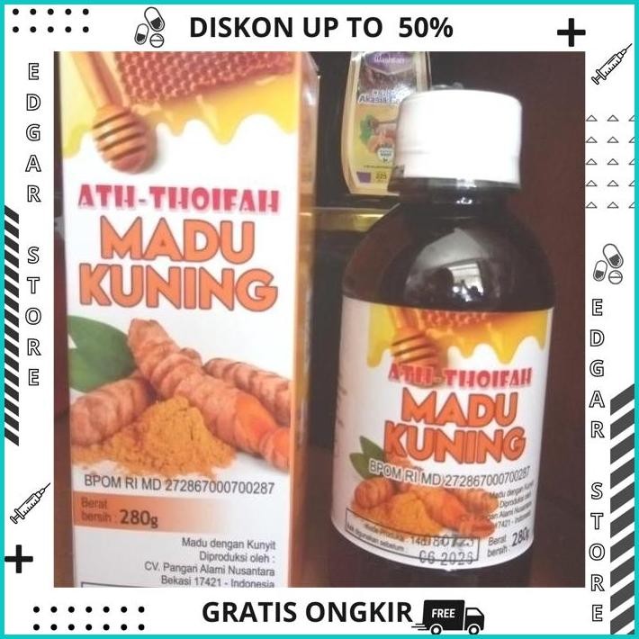 

MADU KUNING ATH THOIFAH MENGATASI ASAM LAMBUNG, GERD, GRATIS ONGKIR